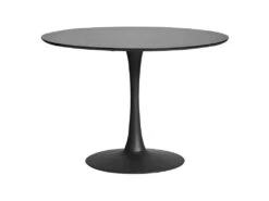 Table De Repas Ronde Noire Pied Central - STILL