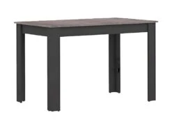 Table à Manger NICE - Noir Et Béton - SYMBIOSIS -Deco.fr Soldes Boutique table a manger 12512403