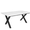 Table à Manger, 8 Personnes, 170, Robuste Et Stable, Structure Et Pieds Solides, Blanc -Deco.fr Soldes Boutique table a manger 12578267