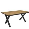 Table à Manger, 8 Personnes, 170, Robust, Structure Stable, Pieds Solides, Chêne Et Noir -Deco.fr Soldes Boutique table a manger 12578823