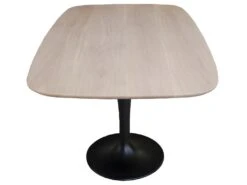 Table Ovale Chêne Massif Blanchi Sur Pied Tulipe - 130L X 80P 7 Table Ovale Chêne Massif Blanchi Sur Pied Tulipe - 130L X 80P -Deco.fr Soldes Boutique table a manger 13016595