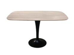 Table Ovale Chêne Massif Blanchi Sur Pied Tulipe - 130L X 80P 9 Table Ovale Chêne Massif Blanchi Sur Pied Tulipe - 130L X 80P -Deco.fr Soldes Boutique table a manger 13016599