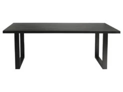 Table à Manger Design Bois Massif NIKO - Table Rectangulaire Noir 200x100 7 Table à Manger Design Bois Massif NIKO - Table Rectangulaire Noir 200x100 -Deco.fr Soldes Boutique table a manger 13160065