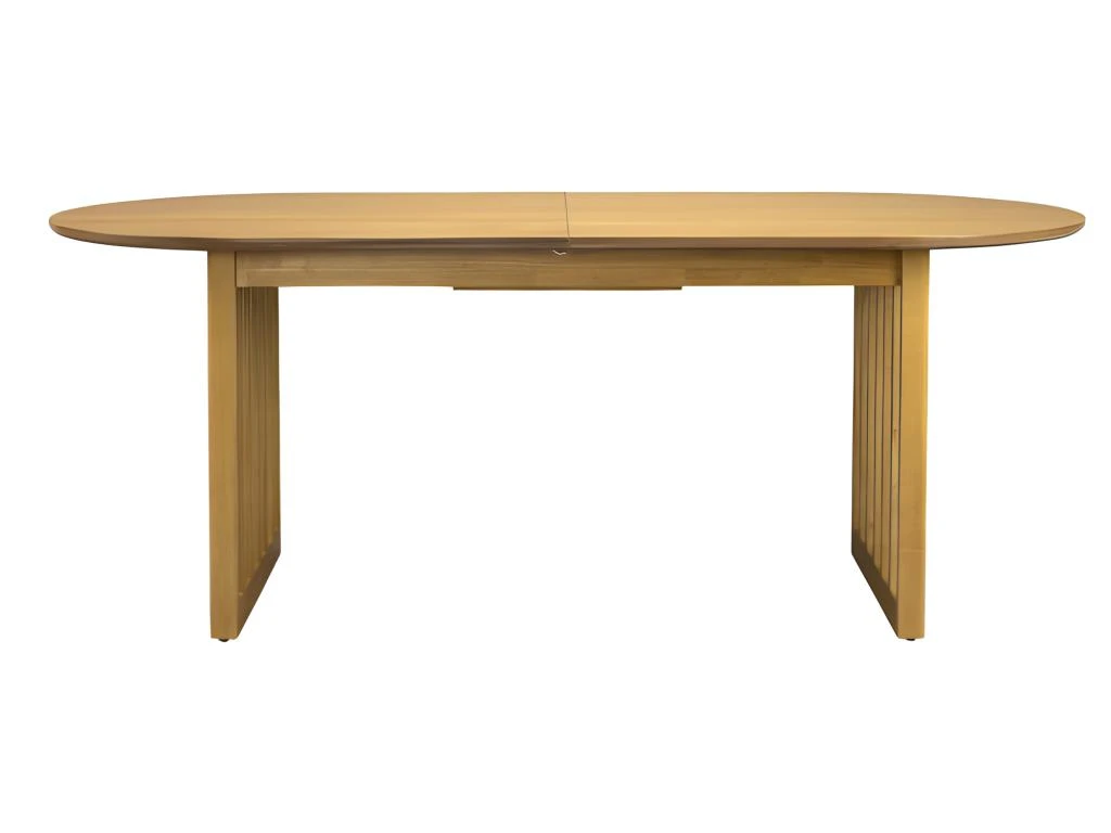 BARLET - Table De Repas Extensible Ovale En Bois De Chêne L 200 1 BARLET - Table De Repas Extensible Ovale En Bois De Chêne L 200