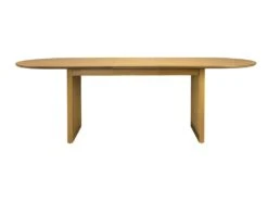 BARLET - Table De Repas Extensible Ovale En Bois De Chêne L 200 8 BARLET - Table De Repas Extensible Ovale En Bois De Chêne L 200 -Deco.fr Soldes Boutique table a manger 13177245