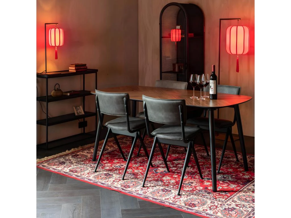 CLOVER - Table De Repas Ovale En Bois L 165 10 CLOVER - Table De Repas Ovale En Bois L 165 – Image 10