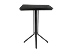 MAZE - Table Bar Plateau Bois Noir L75