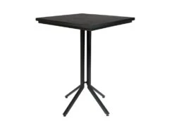 MAZE - Table Bar Plateau Bois Noir L75 -Deco.fr Soldes Boutique table a manger 13260293
