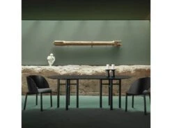 Junco - Table à Manger Ovale En Bois 200x100cm - Couleur - Noir -Deco.fr Soldes Boutique table a manger 13297277