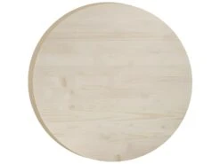 Plateau Rond En Pin 75 Cm Épaisseur 3 Cm