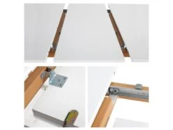 Table Extensible HELGA 120 / 160cm Blanche - HAPPY GARDEN -Deco.fr Soldes Boutique table a manger 13433957