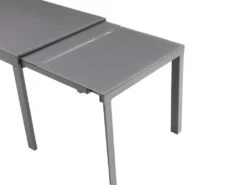 Table à Manger Extensible 4 à 14 Couverts En Verre Trempé Et Métal - Gris - CHELDY 26 Table à Manger Extensible 4 à 14 Couverts En Verre Trempé Et Métal - Gris - CHELDY -Deco.fr Soldes Boutique table a manger 14290771