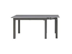 Table à Manger Extensible 4 à 14 Couverts En Verre Trempé Et Métal - Gris - CHELDY 19 Table à Manger Extensible 4 à 14 Couverts En Verre Trempé Et Métal - Gris - CHELDY -Deco.fr Soldes Boutique table a manger 14290791