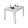 Table De Repas Rectangulaire Pin Blanc - LUBIO