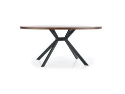 Table à Manger Ovale 170 X 95 X 70 Cm - Noyer -Deco.fr Soldes Boutique table a manger 14696443