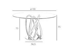 Table à Manger En Verre Trempé 1021 ANGEL CERDA 11 Table à Manger En Verre Trempé 1021 ANGEL CERDA -Deco.fr Soldes Boutique table a manger 14718659