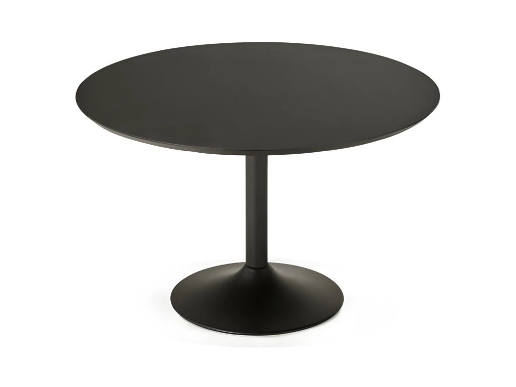 Table De Repas "Lagoz" 120cm Noir 3 Table De Repas "Lagoz" 120cm Noir – Image 3