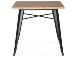 Table De Repas Industrielle "Nevada" 76cm Gris 6 Table De Repas Industrielle "Nevada" 76cm Gris -Deco.fr Soldes Boutique table a manger 15186889