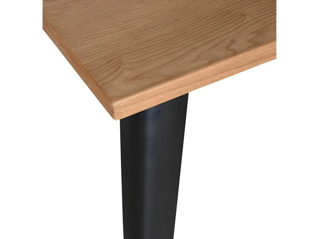 Table De Repas Industrielle "Nevada" 76cm Gris 3 Table De Repas Industrielle "Nevada" 76cm Gris – Image 3