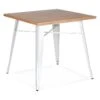 Table De Repas Industrielle "Nevada" 76cm Blanc -Deco.fr Soldes Boutique table a manger 15187381