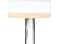 Table De Repas Ronde "Horacio" 74cm Argent & Blanc -Deco.fr Soldes Boutique table a manger 15187427