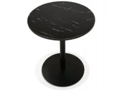Table De Repas Design "Esperanza" 76cm Noir -Deco.fr Soldes Boutique table a manger 15187543