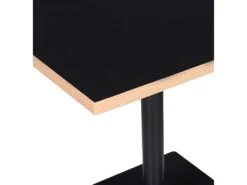 Table De Repas Carrée "Polanzia" 80cm Noir -Deco.fr Soldes Boutique table a manger 15187589