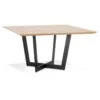 Table De Repas Design "Wimona" 140cm Frêne & Noir -Deco.fr Soldes Boutique table a manger 15187675