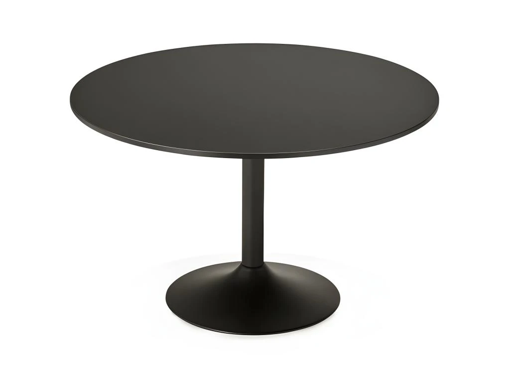 Table De Repas "Vanta" 120cm Noir 3 Table De Repas "Vanta" 120cm Noir – Image 3