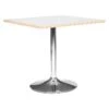 Table De Repas Déco "Horacio" 74cm Argent & Blanc -Deco.fr Soldes Boutique table a manger 15187955