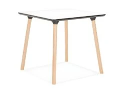 Table De Repas Scandinave "Azerano" 80cm Blanc -Deco.fr Soldes Boutique table a manger 15449811