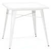 Table De Repas Vintage "Calaco" 76cm Blanc -Deco.fr Soldes Boutique table a manger 15450377