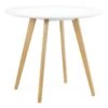 Table De Repas Scandinave "Pacio" 90cm Blanc -Deco.fr Soldes Boutique table a manger 15465475