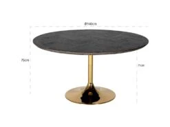 Table à Dînerbone Ø140 -Deco.fr Soldes Boutique table a manger 15466481