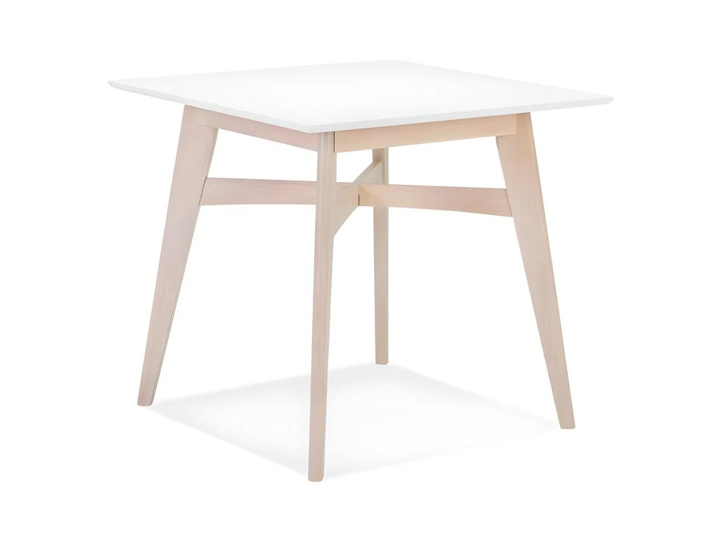 Table De Repas Scandinave "Alvaro" 80cm Blanc 3 Table De Repas Scandinave "Alvaro" 80cm Blanc – Image 3