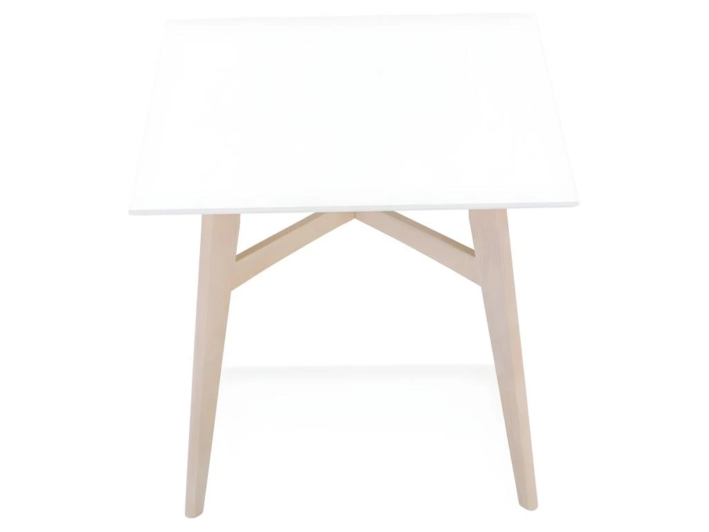 Table De Repas Scandinave "Alvaro" 80cm Blanc 4 Table De Repas Scandinave "Alvaro" 80cm Blanc – Image 4