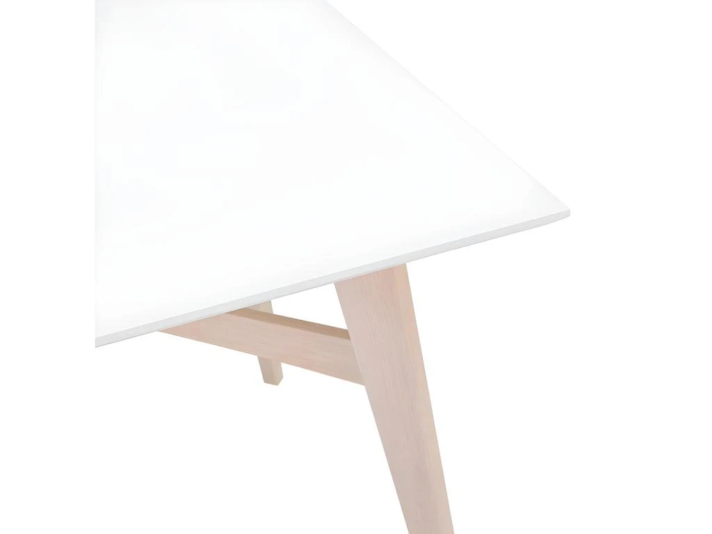 Table De Repas Scandinave "Alvaro" 80cm Blanc 5 Table De Repas Scandinave "Alvaro" 80cm Blanc – Image 5