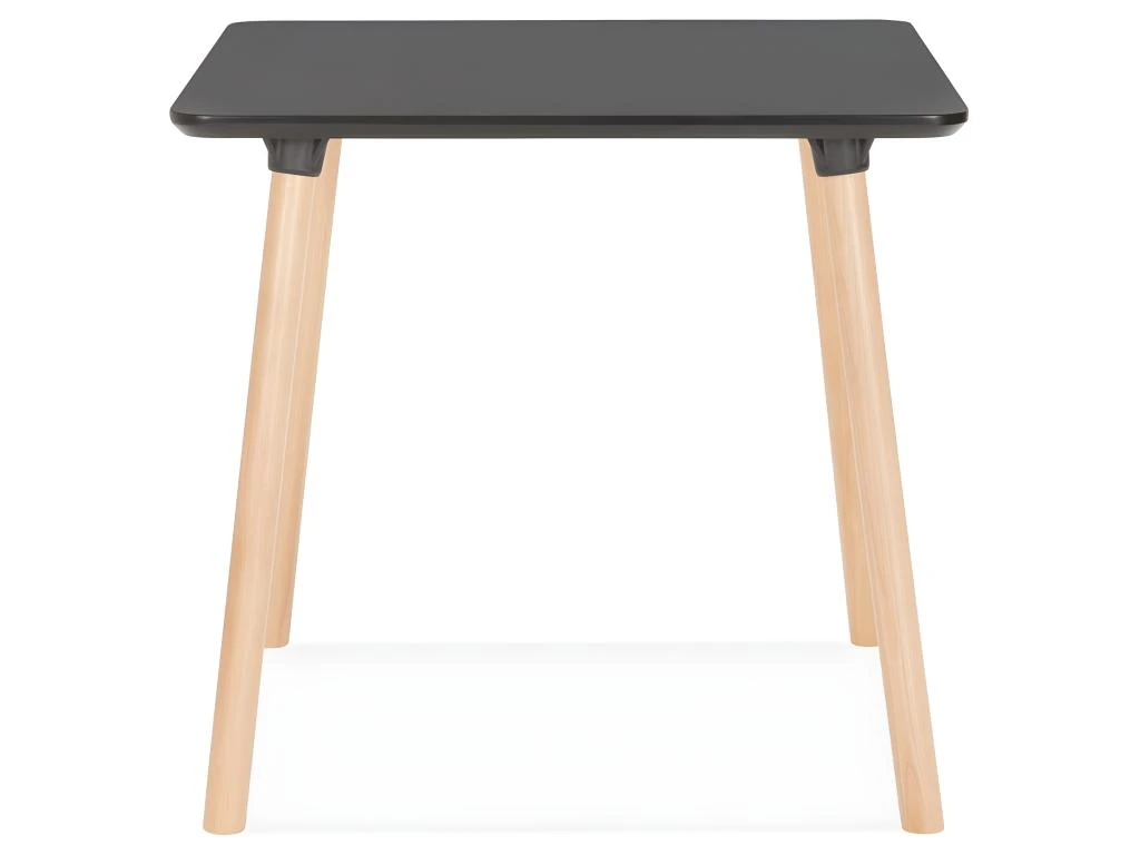 Table De Repas Scandinave "Azerano" 80cm Noir 2 Table De Repas Scandinave "Azerano" 80cm Noir – Image 2