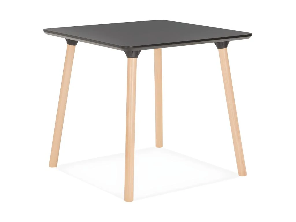 Table De Repas Scandinave "Azerano" 80cm Noir 3 Table De Repas Scandinave "Azerano" 80cm Noir – Image 3