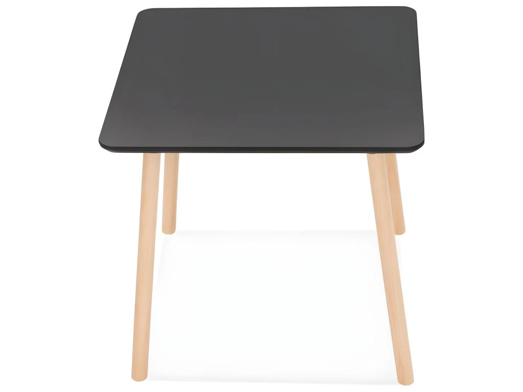 Table De Repas Scandinave "Azerano" 80cm Noir 4 Table De Repas Scandinave "Azerano" 80cm Noir – Image 4