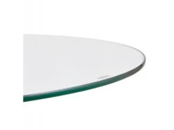 Table De Repas "Anaba" 90cm Transparent -Deco.fr Soldes Boutique table a manger 15467135