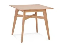 Table De Repas Scandinave "Alvaro" 80cm Naturel