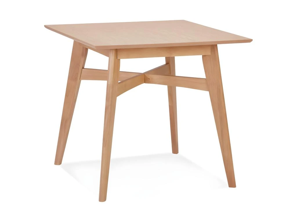 Table De Repas Scandinave "Alvaro" 80cm Naturel 1 Table De Repas Scandinave "Alvaro" 80cm Naturel