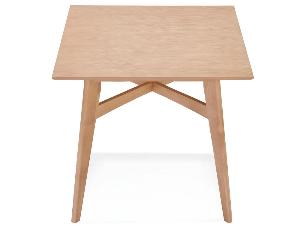 Table De Repas Scandinave "Alvaro" 80cm Naturel 4 Table De Repas Scandinave "Alvaro" 80cm Naturel – Image 4