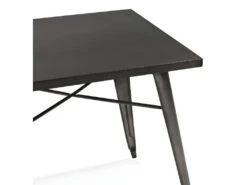 Table De Repas Vintage "Calaco" 76cm Gris Foncé 9 Table De Repas Vintage "Calaco" 76cm Gris Foncé -Deco.fr Soldes Boutique table a manger 15467529