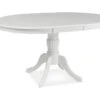 Table à Manger Ovale 106-141 X 106 X 76 Cm - Blanc -Deco.fr Soldes Boutique table a manger 17562929