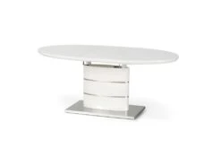 Table à Manger Extensible 140-180 X 90 X 76 Cm - Blanc -Deco.fr Soldes Boutique table a manger 17562995