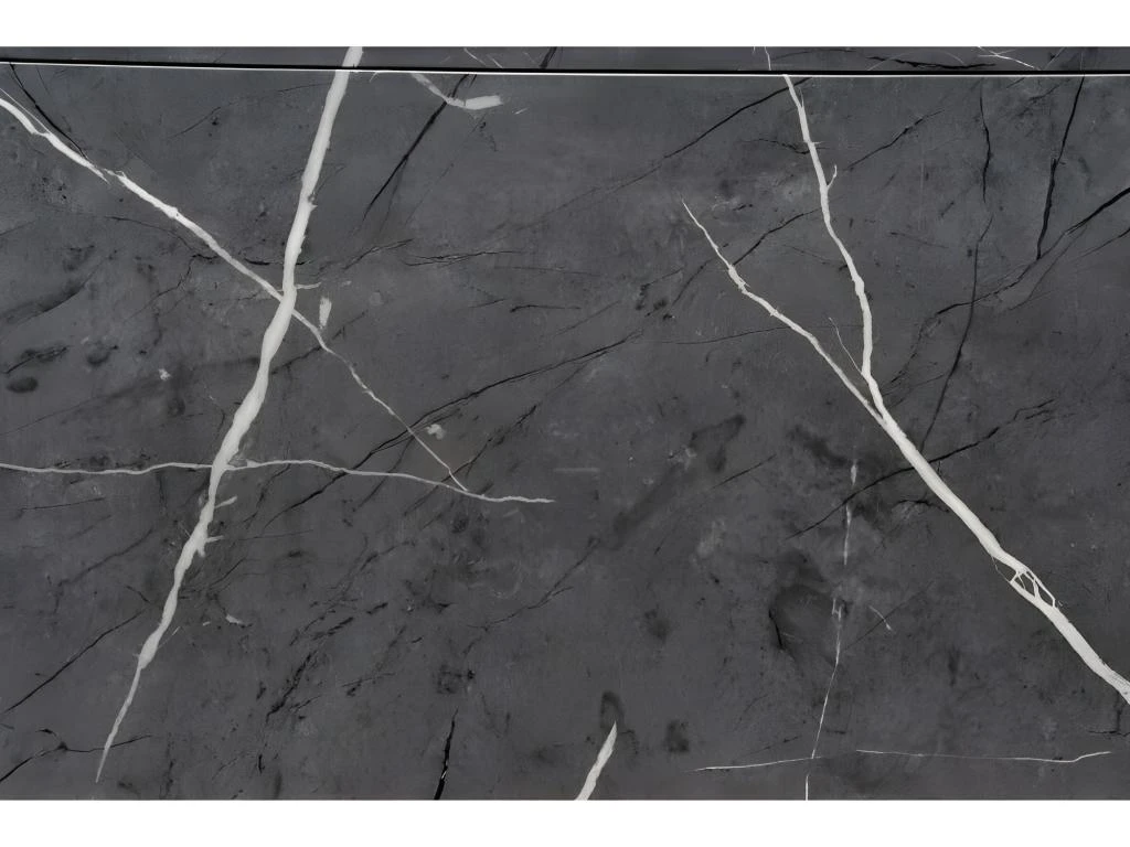 Table à Manger Extensible 120-160 X 120 X 76 Cm - Gris 9 Table à Manger Extensible 120-160 X 120 X 76 Cm - Gris – Image 9