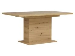 Table De Repas Extensible L160/200 Cm Décor Chêne Clair - LEILA