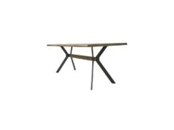 Table De Repas Rectangulaire 200 Cm Bois Naturel/Métal - CYRILLE -Deco.fr Soldes Boutique table a manger 17786307